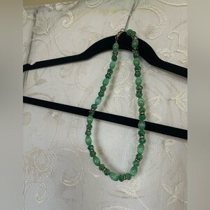 Green Beaded Necklace - Women Jewelry